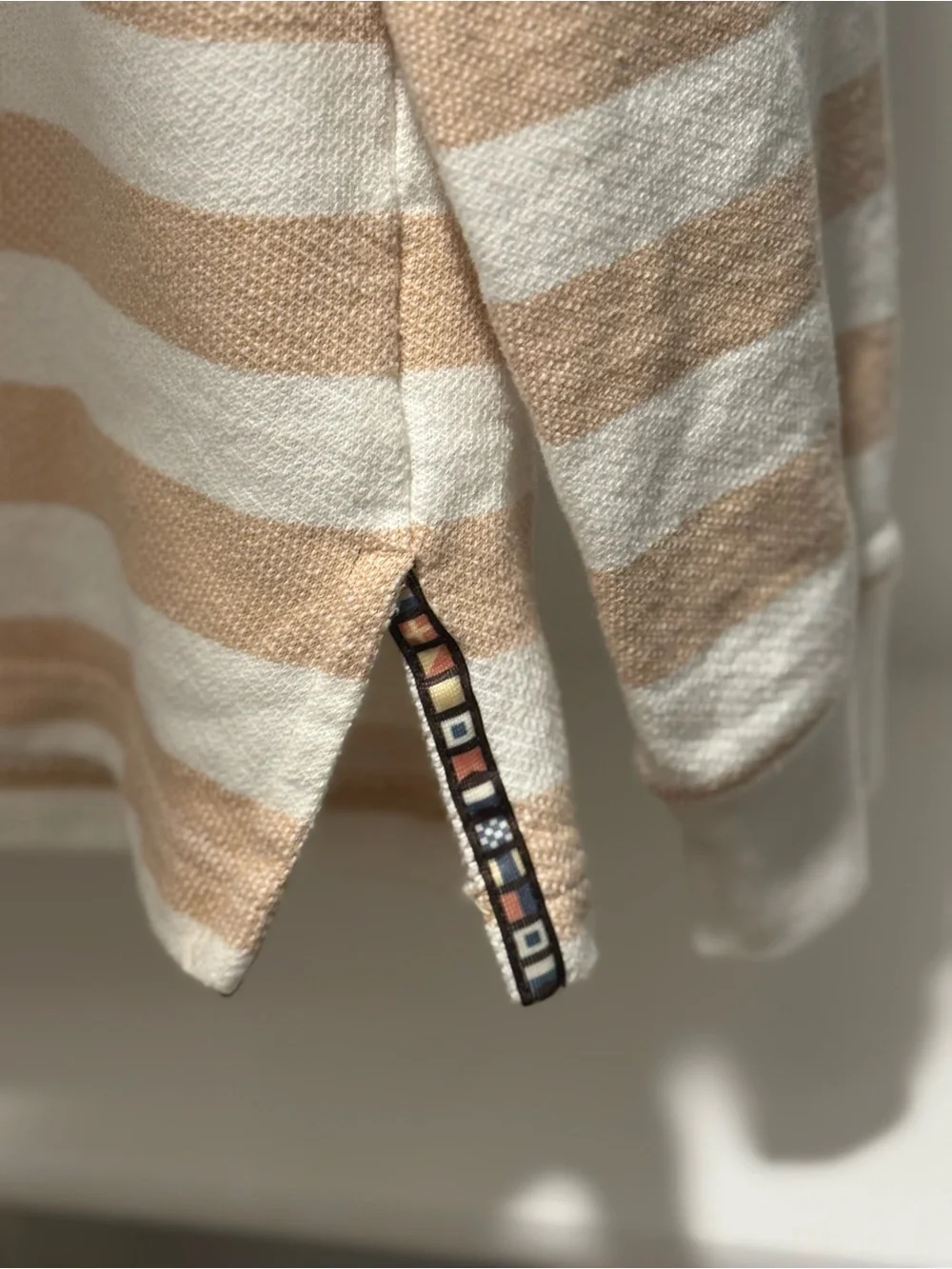 adidas Men’s Vintage Cream & White Knitted Hoodie